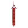Adventskalender met Kerstfiguur - Rood