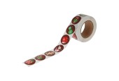 Stickers op Rol Kerst, 120st.