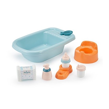 Ecoiffier Poppenbad met Accessoires