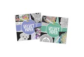 Grafix Kleur Je Eigen Velvet Papier 18x18cm, 5 Vel