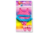 Poppenbikini met Slippers, 28-35 cm