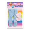 Poppenmaillot met Sokken - Roze, 28-35 cm