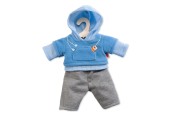 Poppen Jogging Outfit - Blauw, 28-33 cm