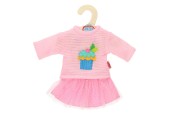Poppen Pullover met Rok Roze, 28-35 cm