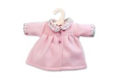 Poppen Winterjas Roze, 28-35 cm