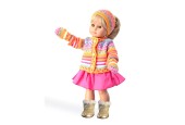 Poppenvest met Rok, 35-45 cm