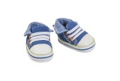 Poppenschoenen Sneakers Blauw, 30-34 cm