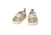 Poppensneakers Glitter Goud, 38-45 cm