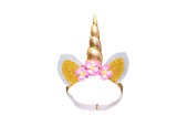 Poppen Haarband Eenhoorn, 28-35 cm