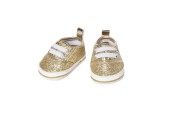 Poppensneakers Glitter Goud, 30-34 cm