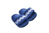 Poppen Badslippers Blauw, 38-45 cm