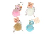 Luxe Sleutelhanger PomPom Dieren, Set van 12st.