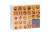Houten Stempels Emoji, 27dlg.
