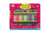Glitterlijm Deluxe Set, 64 Tubes