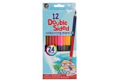 Kleurpotloden Dubbelzijdig, 12st.
