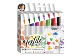 Textielmarkers, 8st.