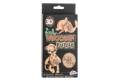 2-in-1 Houten Bouwpakket 3D Puzzel - Dolfijn en Aap