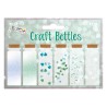 Decoratie Flesjes Glitter, 6 x 15g - Paars