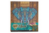 Canvas Diamond Painting Olifant, 30x30cm