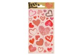 Stickervel Twinkle - Hartjes