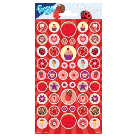 Stickervel met Geur - Aardbeien