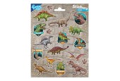 Stickervel Dinosaurus, 18st.