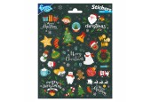 Stickervel Kerst