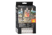 Lichtsnoer met Knijpers en 16 LED Lichten, 2M