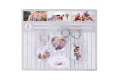 Sleutelhangers met fotolijst, 3st.