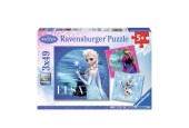 Disney Frozen Puzzel: Elsa, Anna & Olaf, 3x49st.