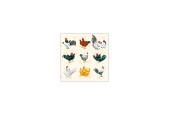Ambiente Servetten Wyandotte Cream 33x33cm