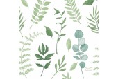 Serviettes Duni 3 couches Greenery 24x24cm FSC paquet de 20 serviettes