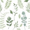 Serviettes Duni Greenery 33x33cm tissu 3 épaisseurs FSC paquet de 20 serviettes