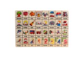 Houten Noppenpuzzel Mijn Eerste Woordjes