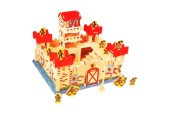 Houten Kasteel met Accessoires
