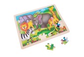 Houten Legpuzzel Wilde Dieren