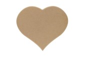 Naambord Hart MDF