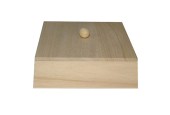 Kist Vierkant met Losse Deksel Paulownia Hout