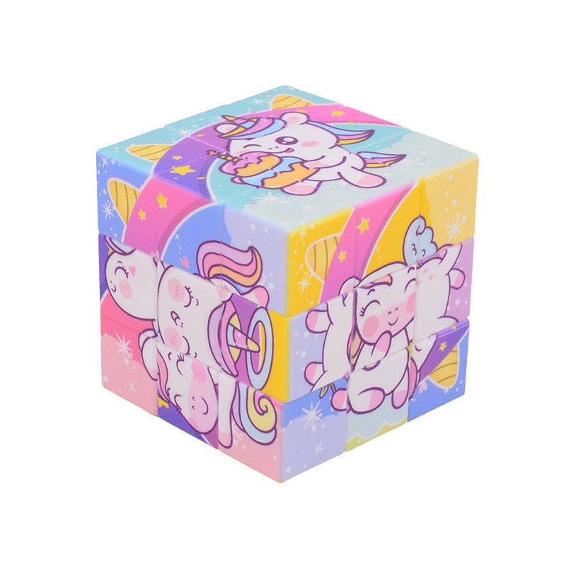 Eenhoorn Puzzel Kubus