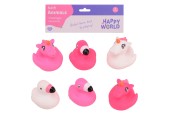 Happy World Flamingo & Eenhoorn Badfiguren, 6st.