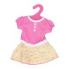 Baby Rose Poppenjurk, 40-45 cm - A