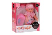 Baby Rose Drink- en Plaspop, 25cm