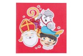 Servetten Sinterklaas, 20st.
