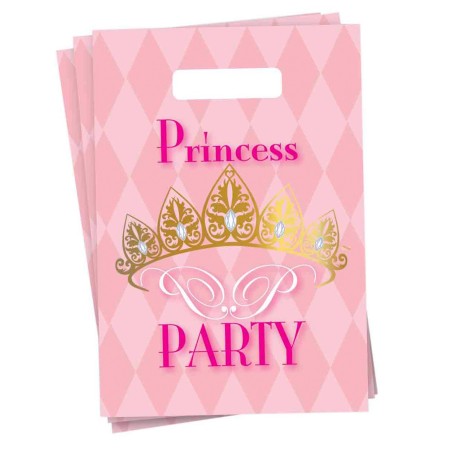 Uitdeelzakjes Princess Party, 6st.
