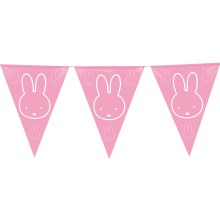 Vlaggenlijn Nijntje Roze, 10mtr.