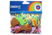 Foamstickers Dieren, 64st.
