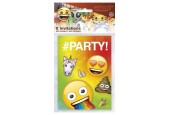 Uitnodigingen Emoji, 8st.
