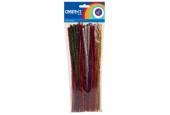 Chenille Glitter, 50st.