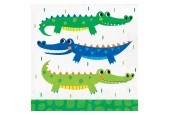 Alligator Party Servetten, 16st.