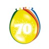 Cijfer Ballonnen 70 jaar, 8st.